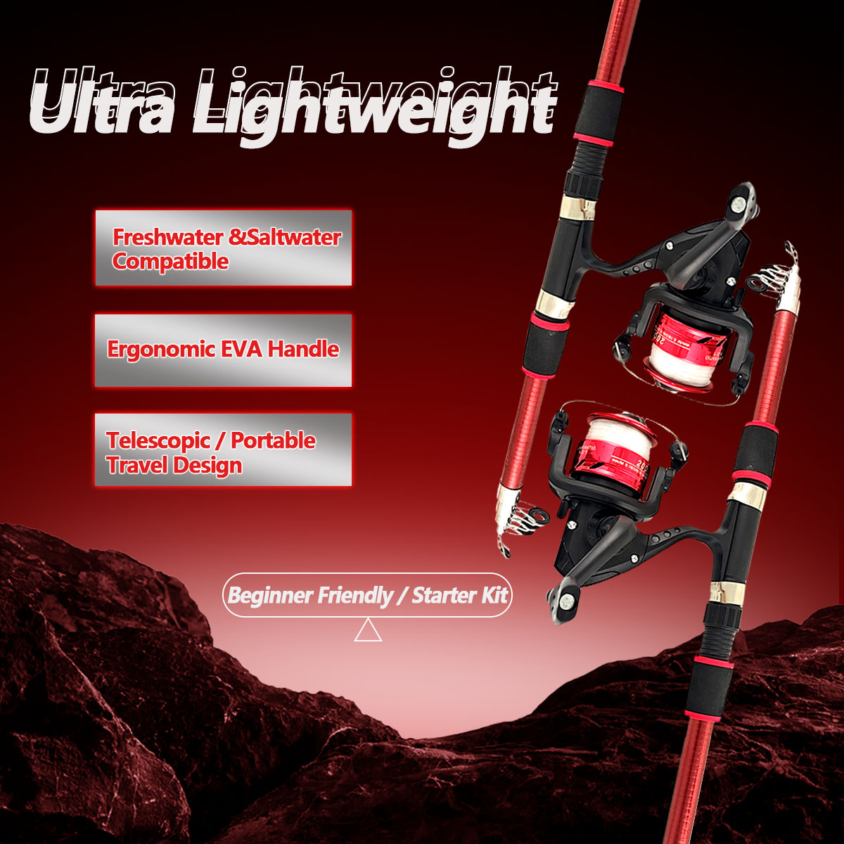Spinning Fishing Rod and Reel  - Conventional Reel review and price